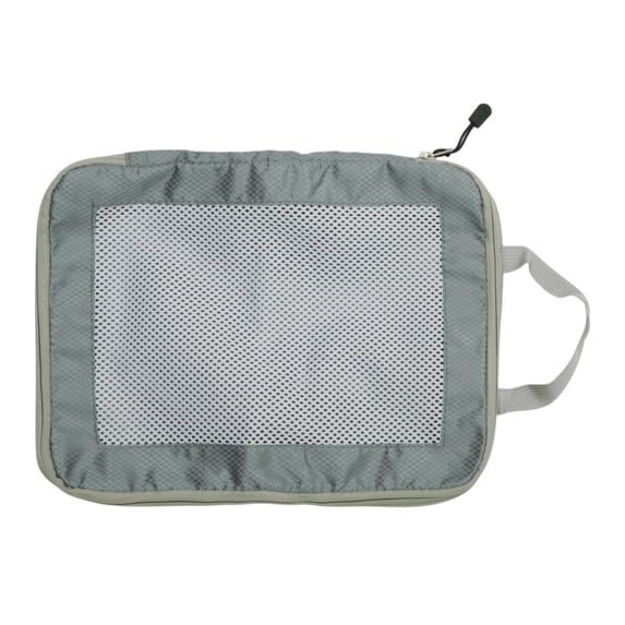 Unique Bargains 1 Pc Mesh Packing Cube for Luggage 11.81"x4.72"x14.96" Gray