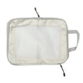 thumbnail image 1 of Unique Bargains 1 Pc Mesh Packing Cube for Luggage 9.84"x4.72"x12.99" Beige, 1 of 6