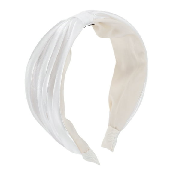 Unique Bargains 1 Pc Mesh Wide Headbands for Women Beige