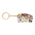 thumbnail image 1 of Unique Bargains 1 Pc Mini Keychain Hair Comb Multicolor Acetate Sheet, 1 of 5