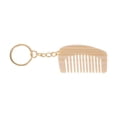 thumbnail image 1 of Unique Bargains 1 Pc Mini Keychain Hair Comb White Acetate Sheet, 1 of 5