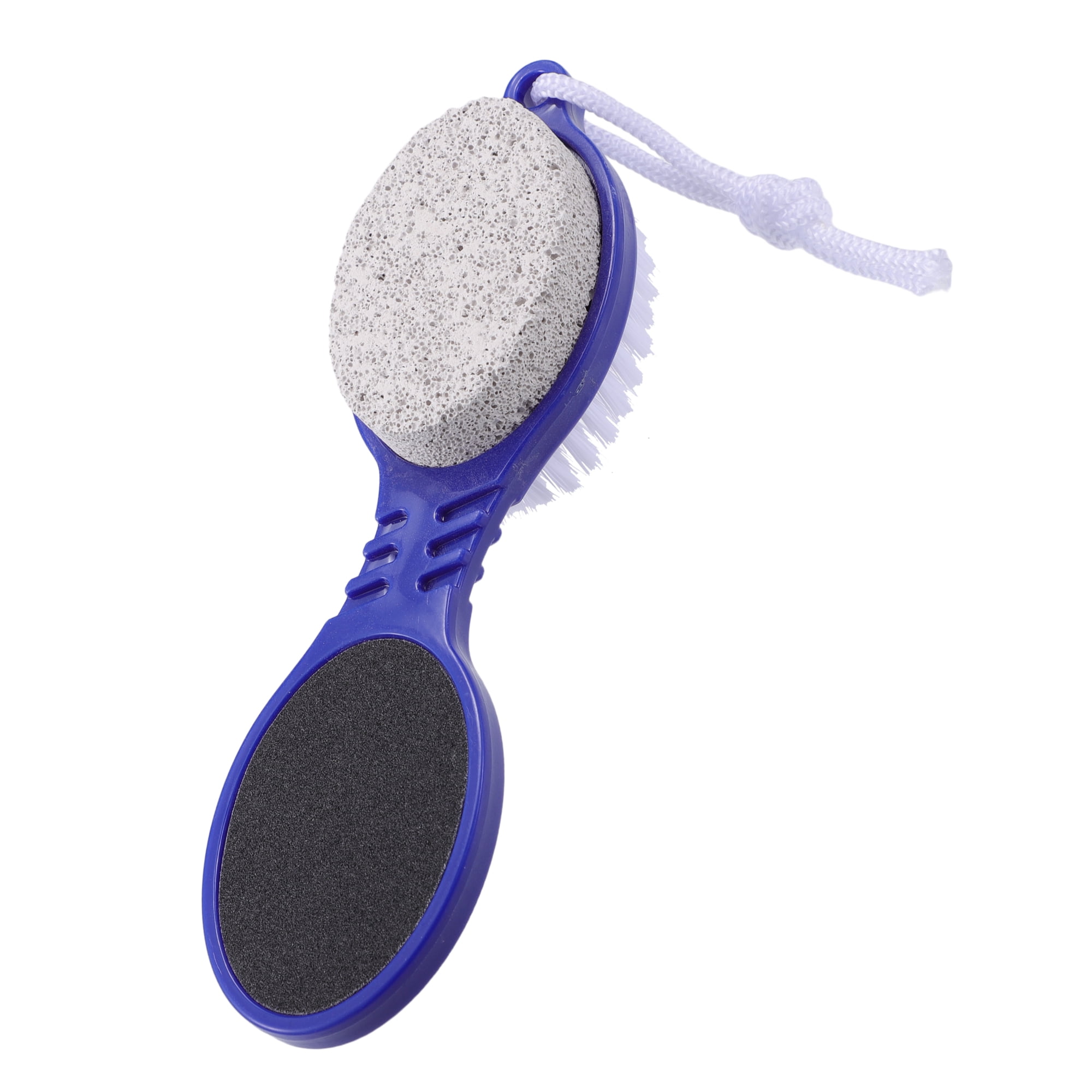 Unique Bargains 1 Pc Multi Purpose Foot File with Foot Scrubber Pumice Stone Foot Rasp Blue