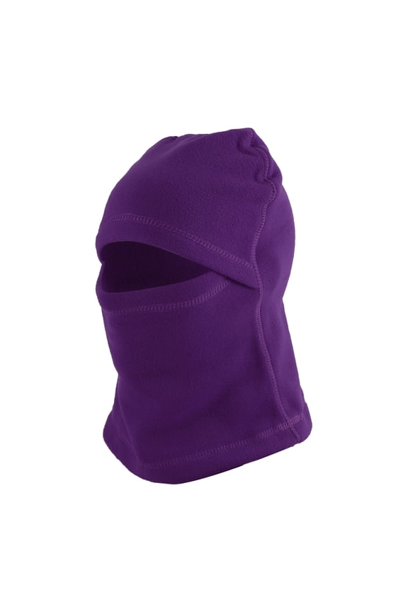 1 Pc Multi-function Face Mask Polar Fleece Balaclava for Cycling Dark Purple