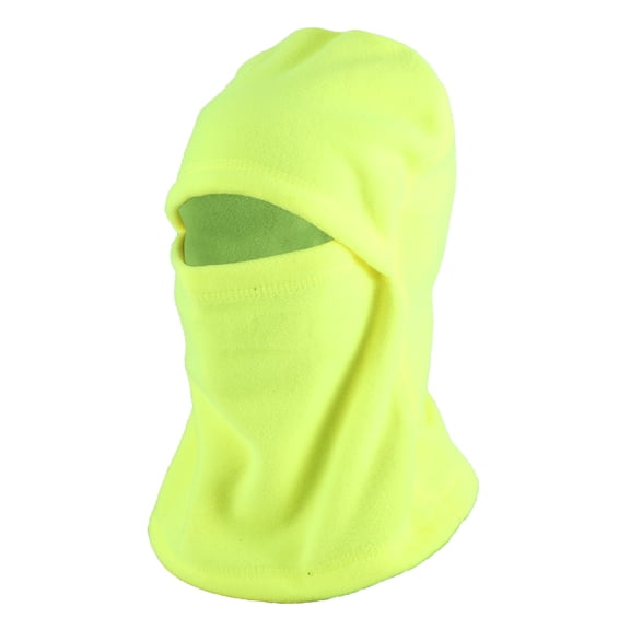 Unique Bargains 1 Pc Multi-function Face Mask Polar Fleece Balaclava for Cycling Fluorescent Green