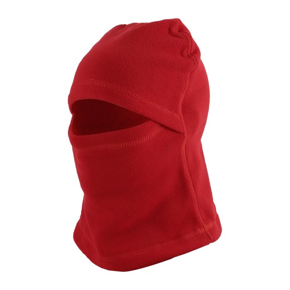 Unique Bargains 1 Pc Multi-function Face Mask Polar Fleece Balaclava for Cycling Red