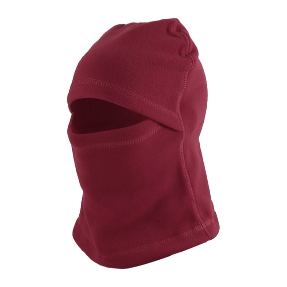 Unique Bargains 1 Pc Multi-function Face Mask Polar Fleece Balaclava for Cycling Wine Red