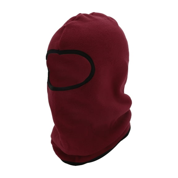 Unique Bargains 1 Pc Multi-function Face Mask Sports Balaclava for Cycling Wine Red Black