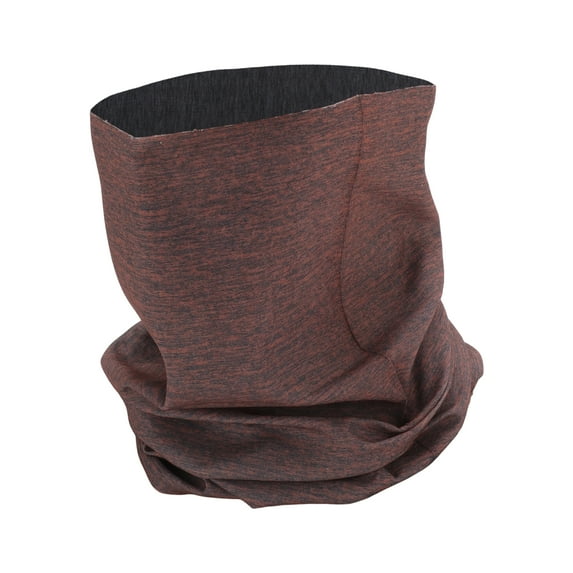 Unique Bargains 1 Pc Multi-function Face Scarf Mask Face Mask for Outdoor Cycling Deep Brown