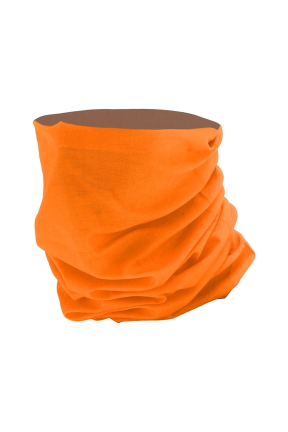 1 Pc Multi-function Face Scarf Mask Face Mask for Outdoor Cycling Fluorescent Orange