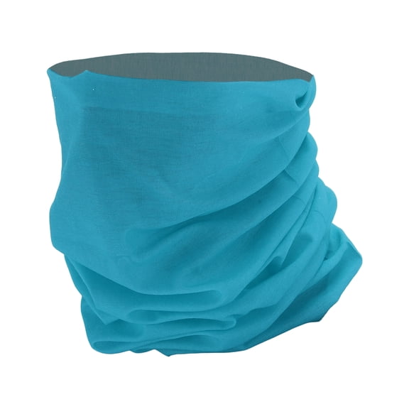 Unique Bargains 1 Pc Multi-function Face Scarf Mask Face Mask for Outdoor Cycling Light Blue