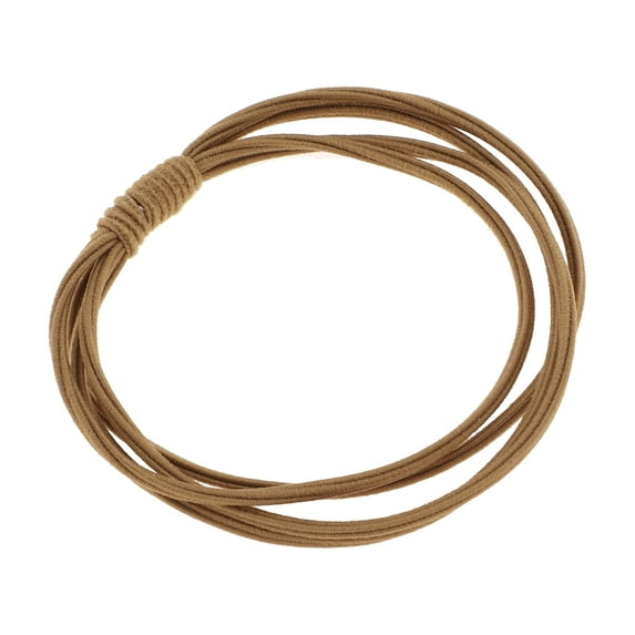 Unique Bargains 1 Pc Multi-loop Knotting Hair Rope Hair Scrunchies for Women for Girls Yellow