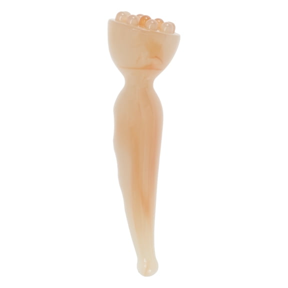 Unique Bargains 1 Pc Muscle-poking Stick Scalp Massager Reusable Skincare and Massaging Tool White
