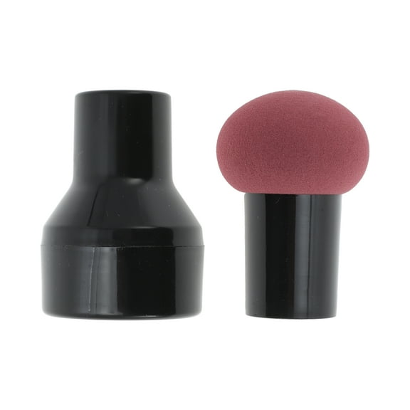 Unique Bargains 1 Pc Mushroom Head Powder Puff for Travel Dressing Tables Wine Red Hydrophilic Polyurethane