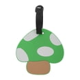 thumbnail image 1 of Unique Bargains 1 Pc Mushroom Luggage Tag for Travelling Green Soft Rubber, 1 of 5