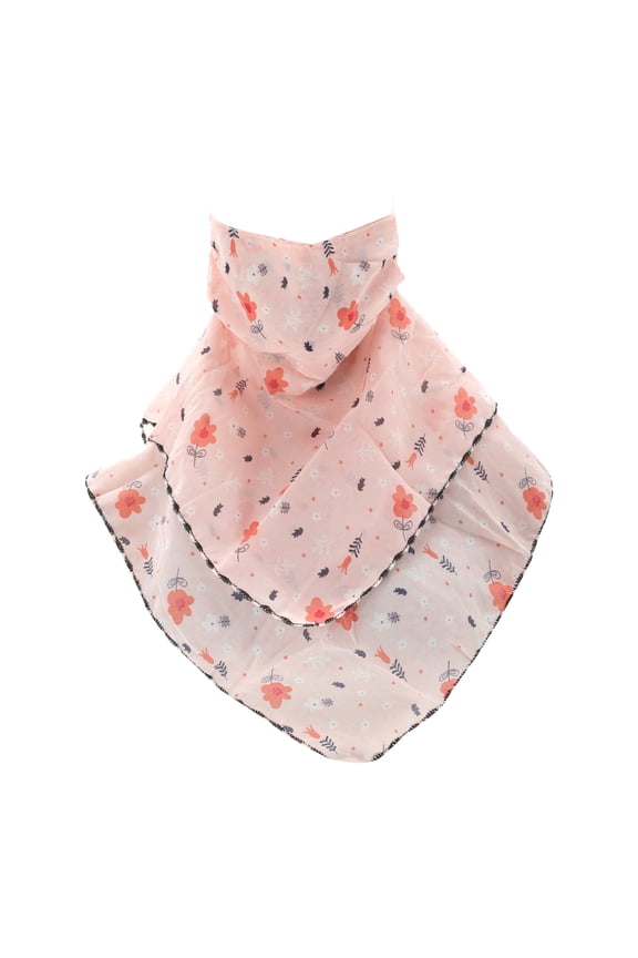1 Pc Neck Gaiter Floral Print Triangle Earloop Scarf Mask Bandana Ditsy Floral