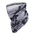 thumbnail image 1 of Unique Bargains 1 Pc Neck Gaiter Ice Silk Camouflage Scarf Mask Bandana Light Gray, 1 of 5