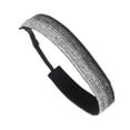 thumbnail image 1 of Unique Bargains 1 Pc Non Slip Headband Dance Shining Headband for Sport Black White, 1 of 6