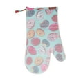 thumbnail image 1 of Unique Bargains 1 Pc Non-slip Pattern Oven Mitts for Kitchen Blue Colorful, 1 of 5