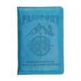 thumbnail image 1 of Unique Bargains 1 Pc Passport Holder Compass Passport Sleeve Sky Blue, 1 of 5