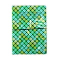 thumbnail image 1 of Unique Bargains 1 Pc Passport Holder Durable Woven Plaid Document Holder for Travel Green, 1 of 5