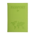 thumbnail image 1 of Unique Bargains 1 Pc Passport Holder Frosted Passport Sleeve Green, 1 of 5