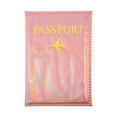 thumbnail image 1 of Unique Bargains 1 Pc Passport Holder Glossy Passport Sleeve Pink, 1 of 5