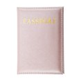 thumbnail image 1 of Unique Bargains 1 Pc Passport Holder Letter Design Passport Sleeve Pink, 1 of 5