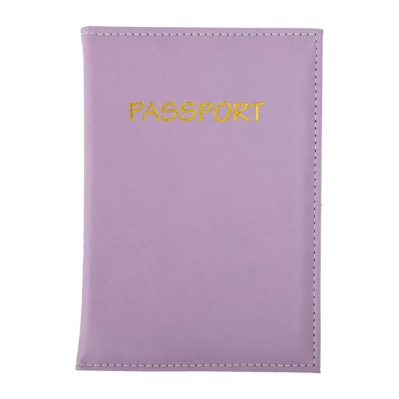 Unique Bargains 1 Pc Passport Holder Lightweight Passport Sleeve Purple