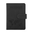 thumbnail image 1 of Unique Bargains 1 Pc Passport Holder Magnetic Clasp Design Passport Sleeve Black, 1 of 5