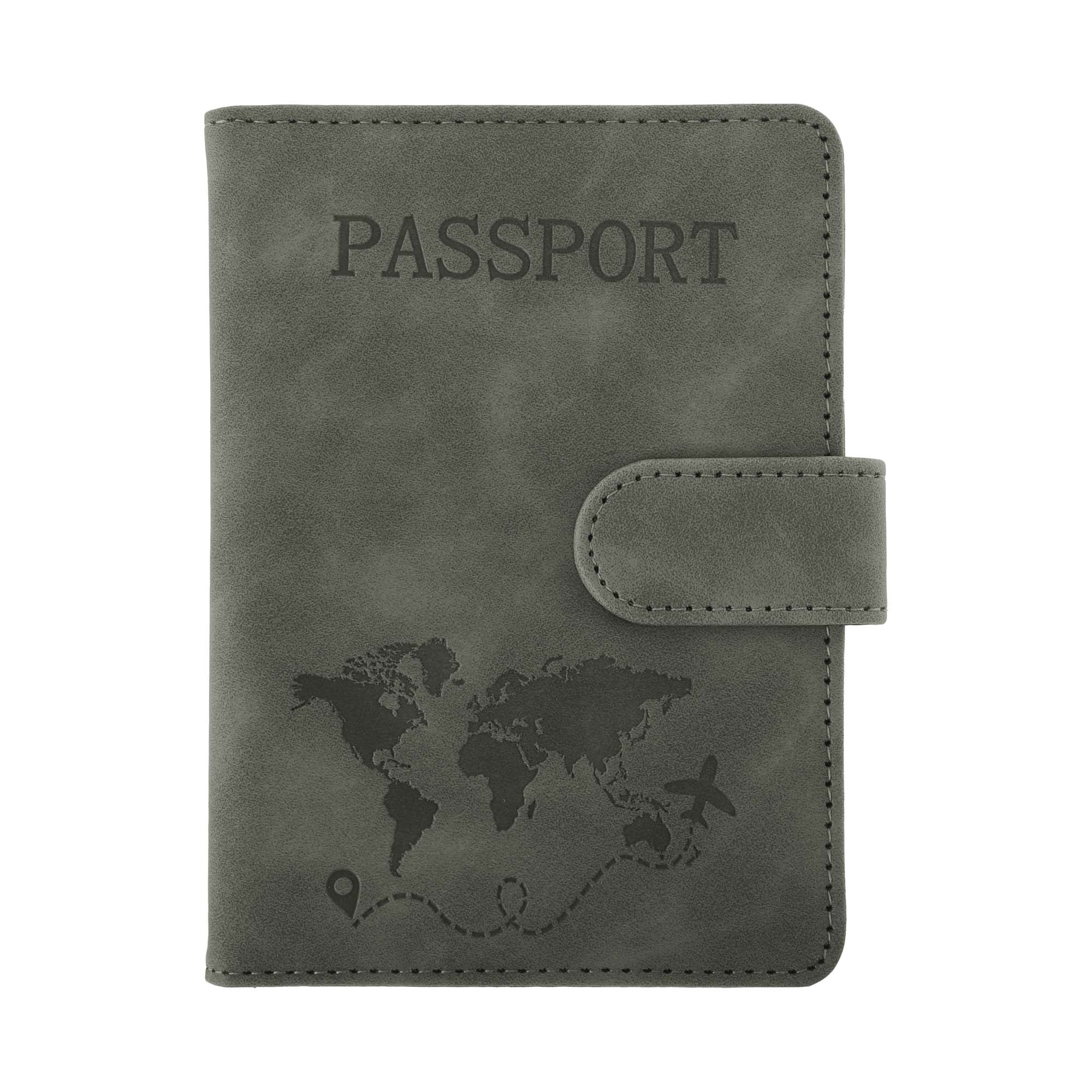 Unique Bargains 1 Pc Passport Holder Magnetic Clasp Design Passport ...