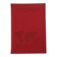 thumbnail image 1 of Unique Bargains 1 Pc Passport Holder Print Portable Passport Sleeve Red, 1 of 5