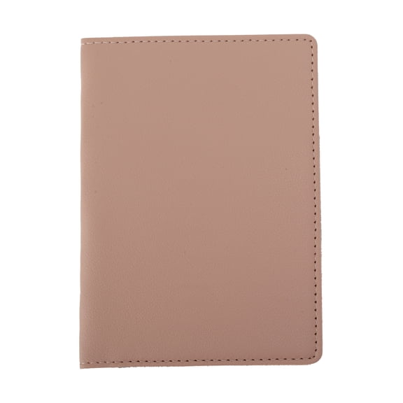 Unique Bargains 1 Pc Passport Holder Solid Extensive Card Slots Passport Sleeve Pink