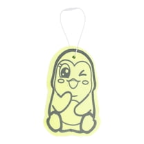 Unique Bargains 1 Pc Penguins Pattern Bath Sponge Body Scrubber Yellow