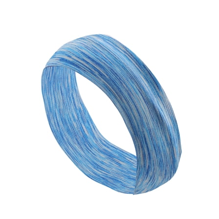 Unique Bargains 1 Pc Perspiration-Wicking Headband for Yoga Blue