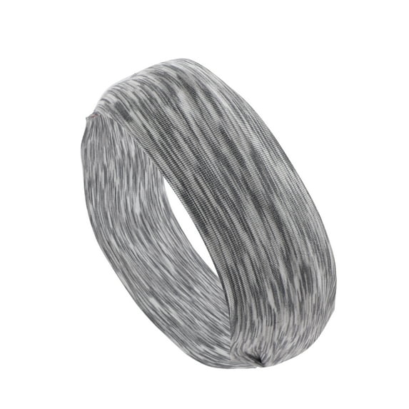 Unique Bargains 1 Pc Perspiration-Wicking Headband for Yoga Light Gray White
