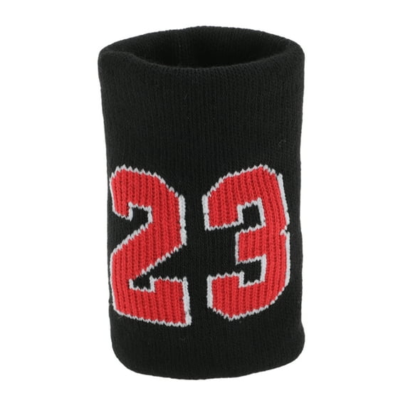 Unique Bargains 1 Pc Perspiration-wicking Wristbands Sweat-absorbent Sports Wristband Sport Black Red