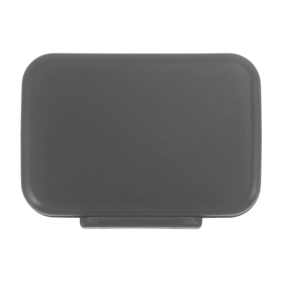 Unique Bargains 1 Pc Pill Case 1 Grid Design Pill Box Dark Gray