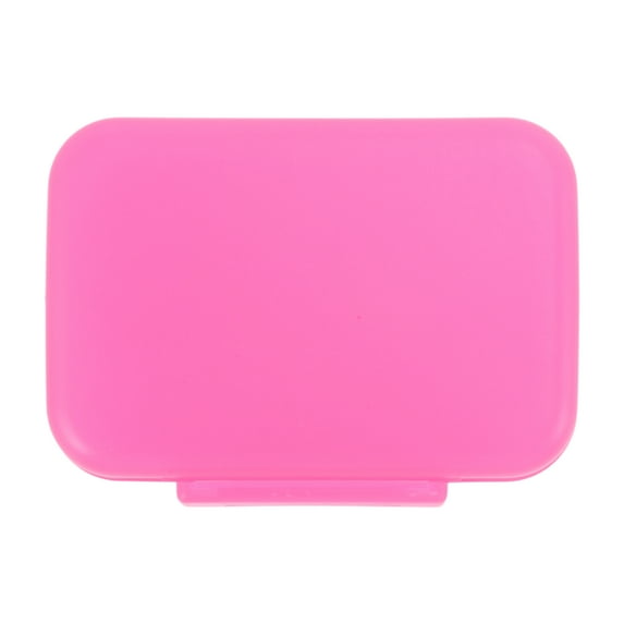 Unique Bargains 1 Pc Pill Case 1 Grid Design Pill Box Rose Red