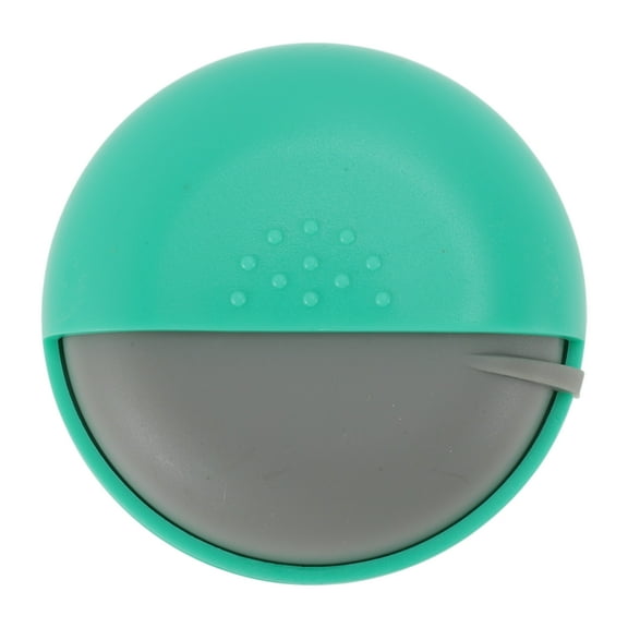 Unique Bargains 1 Pc Pill Case 1 Grid Round Rotating Pill Box Blue
