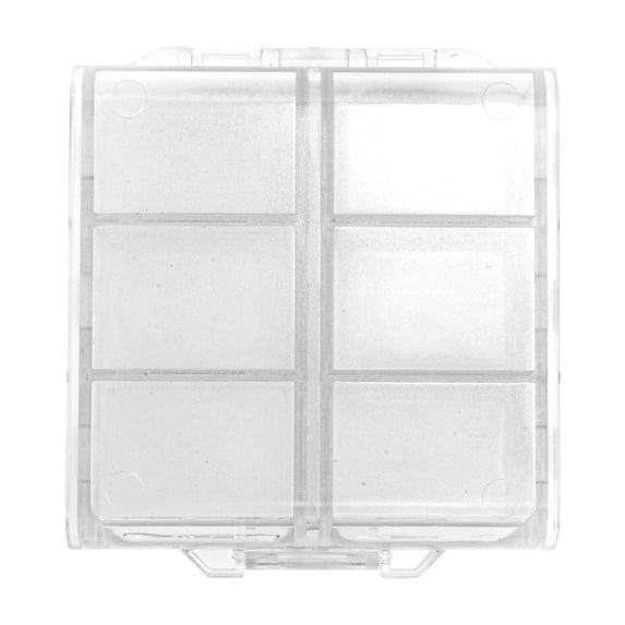 Unique Bargains 1 Pc Pill Case 12 Grid Pill Box Matt Clear