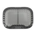 thumbnail image 1 of Unique Bargains 1 Pc Pill Case 2 Grid Mini Pill Box Clear Black, 1 of 6