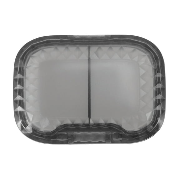 Unique Bargains 1 Pc Pill Case 2 Grid Mini Pill Box Clear Black