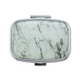 thumbnail image 1 of Unique Bargains 1 Pc Pill Case 2 Grid Rectangular Pill Box Beige, 1 of 6