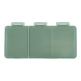 thumbnail image 1 of Unique Bargains 1 Pc Pill Case 3 Grid Design Pill Box Green, 1 of 6