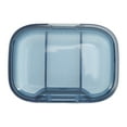 thumbnail image 1 of Unique Bargains 1 Pc Pill Case 3 Grid Portable Pill Box Clear Blue, 1 of 6