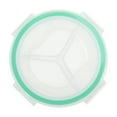 thumbnail image 1 of Unique Bargains 1 Pc Pill Case 3 Grid Round Pill Box Green, 1 of 6
