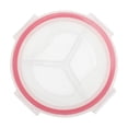 thumbnail image 1 of Unique Bargains 1 Pc Pill Case 3 Grid Round Pill Box Red, 1 of 6