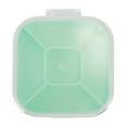 thumbnail image 1 of Unique Bargains 1 Pc Pill Case 5 Grid Portable Pill Box Green, 1 of 6