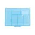 thumbnail image 1 of Unique Bargains 1 Pc Pill Case 6 Grid Flap Pill Box Clear Blue, 1 of 6
