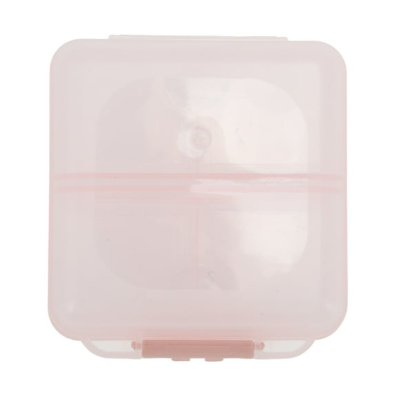 Unique Bargains 1 Pc Pill Case 6 Grid Mini Pill Box Pink